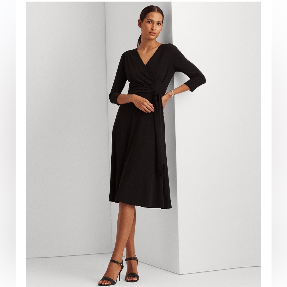 NWT Lauren by Ralph Lauren women’s black dress size 14